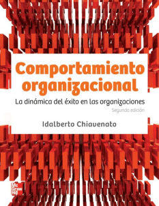 Comportamiento organizacional. La dinamica en las organizaciones.