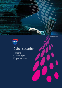 Cybersecurity Threats, Challenges, Opportunities Report