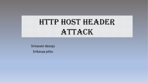 HTTP HEADER ATTACK
