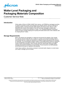 Wafer-Level Packaging and Packaging Materials Composition