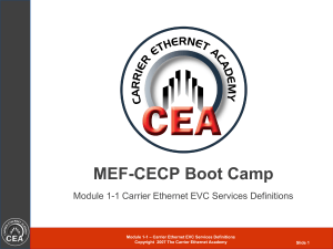 CEA Module 1-1 - Carrier Ethernet EVC Services Definitions 2017B