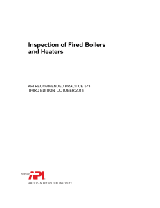 Inspection of Fired Boilers and Heaters