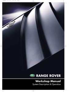 Range Rover L322 Workshop Manual