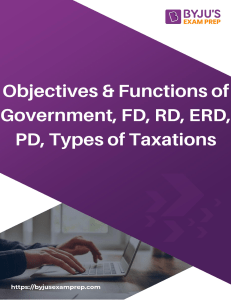 1 objectives functions of government fd rd erd pd types of taxations 26