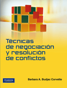 TECNICAS DE NEGOCIACION Y RESOLUCION DE CONFLICTOS - BARBARA A. BUDJAC