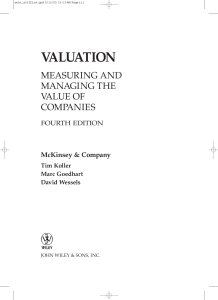 Valuation of Companies (1990)