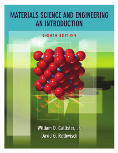 Materials Science and Engineering Textbook