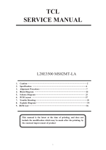 TCL L28E3500 -MS82MT-LA Service manual