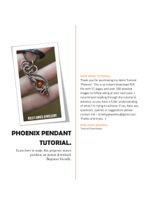 Phoenix Pendant tutorial (2)