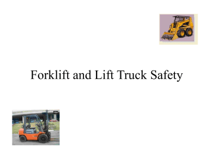Forklift and Lift Truck Safety121408