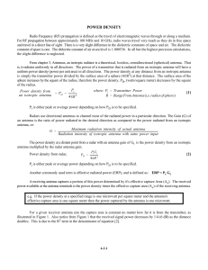 Power Antenna Density