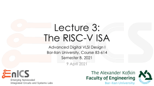 Lecture-3-RISC-V-2021