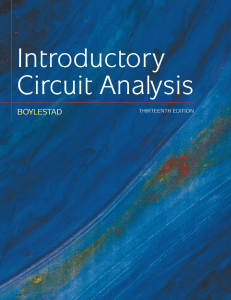 introductory circuit analysis Boylestad