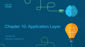 10 Application Layer