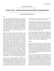 The Detrimental Cardiovascular Effects of Anabolic Steroids - Proceedings 