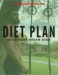 hamza ahmed's diet plan