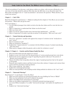 Study Guides - One Blood (Study Guide)