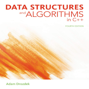 AdamDrozdek  DataStructures and Algorithms in C 4Ed