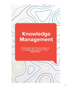 Knowledge Management A Theoretical And Practical Guide Emil Hajric(PDF)
