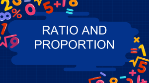 ratio&proportion