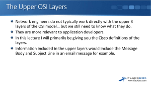 03-05 The Upper OSI Layers
