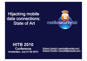 D1T2 - R Gassira and R Piccirillo - Hijacking Mobile Data Connections