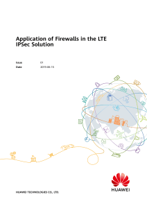 Application of Firewalls in the LTE IPSec Solution