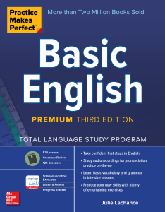 Julie Lachance - Practice Makes Perfect  Basic English, Premium Third Edition-McGraw-Hill Education (2019)