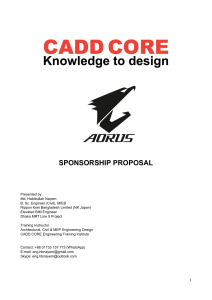 Sponsorship proposal documents (GIGABYTE AORUS & Engr. Nayem)