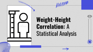 Maths And Statistics Presentation - A correlation of weight and height using a survey