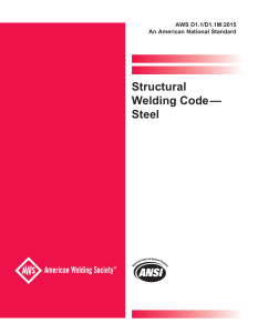 AWS D1.1-D1.1M-2015 Structural Welding Code Steel