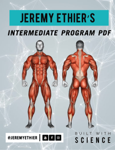 Intermediate Workout Routine: Upper & Lower Body Training