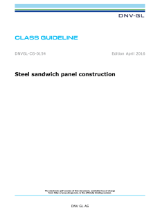 DNV-GL - 2016 - Steel sandwich panel construction