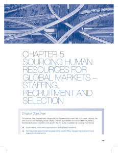 International Human Resource Management Chapter 5