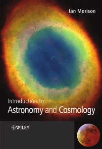 Introduction to Astronomy and Cosmology