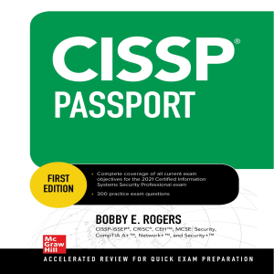Rogers B. CISSP Passport 2023