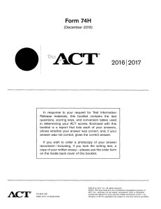 ACT 201612 Form 74H