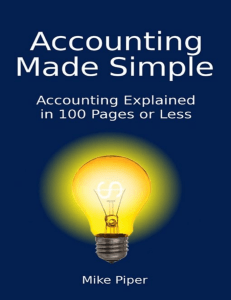 Accounting Made Simple  Accounting Explained in 100 Pages or Less   ( PDFDrive )