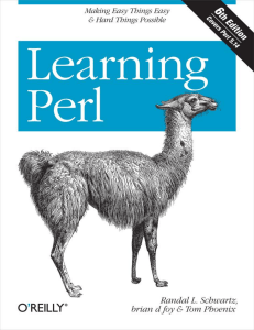 Perl语言入门 第6版 