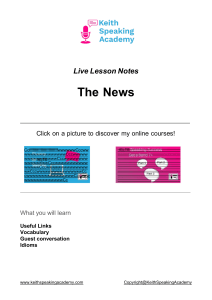 News - Lesson Notes IELTS