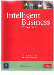 1 Intelligent Business Pre-Intermediate Cours