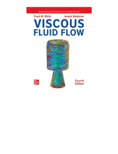 Viscous Fluid Flow Textbook, 4th Edition