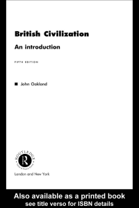 John Oakland-BritishCivilization An Introduction,5th edition(2002)