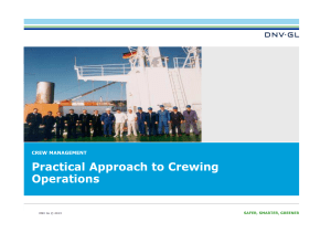 Practical Crew Management in Maritime Operations