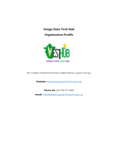 Enugu State Tech Hub Organization Profile