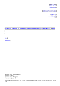 ISO-20173-2005 Grouping Material