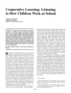 mueller flemming 2001 cooperastive leanring listening to how children work at school