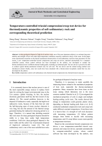 Zhang et al 2010 Temperature controlled triaxial compression creep test device for Tdynamic prop of soft sedimentary rock