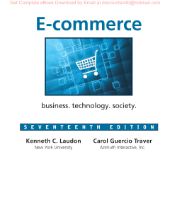 E-Commerce 2023, Business, Technology, Society 17e Kenneth Laudon, Carol Guercio Traver