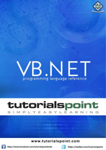 vb.net tutorial